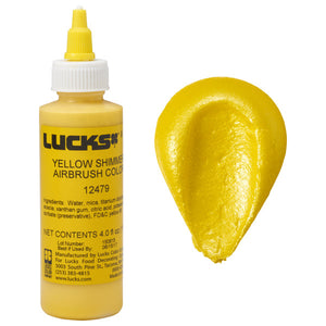 Yellow Shimmer Premium Edible Airbrush Color