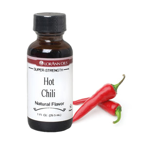 Hot Chili Natural LorAnn Super Strength Flavor & Food Grade Oil - You Pick Size