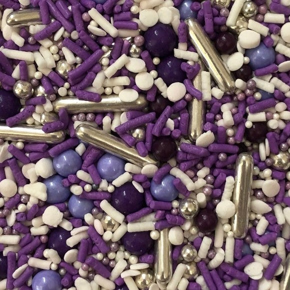 Purple is Perfect Edible Confetti Sprinkle Mix
