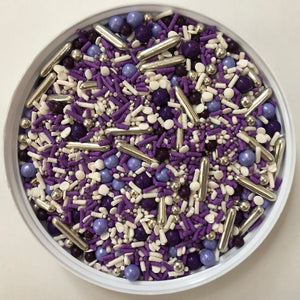 Purple is Perfect Edible Confetti Sprinkle Mix