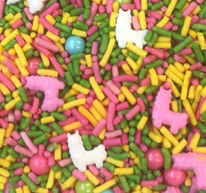 Llama Parade Edible Confetti Sprinkle Mix