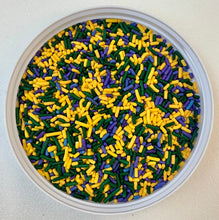 Load image into Gallery viewer, Mardi Gras Jimmy Jimmies Decorette Sprinkles