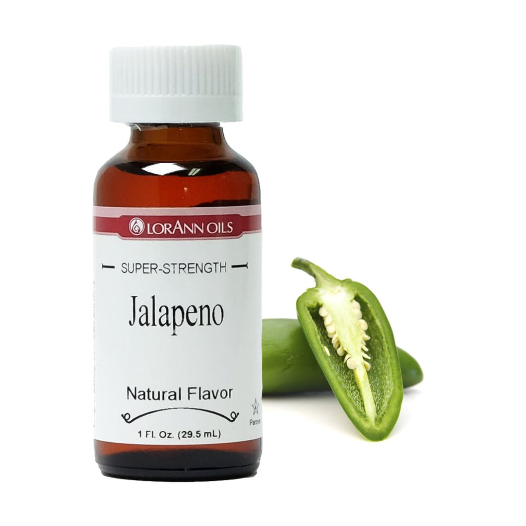 Jalepeno Natural LorAnn Super Strength Flavor & Food Grade Oil - You Pick Size
