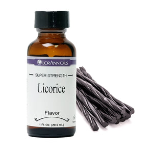 Licorice LorAnn Super Strength Flavor & Food Grade Oil - You Pick Size