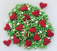 Load image into Gallery viewer, For the Love of Christmas Holiday Edible Confetti Sprinkle Mix