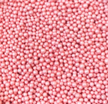 Load image into Gallery viewer, Shimmering Pink Pearlized Mini Nonpareils Sprinkles