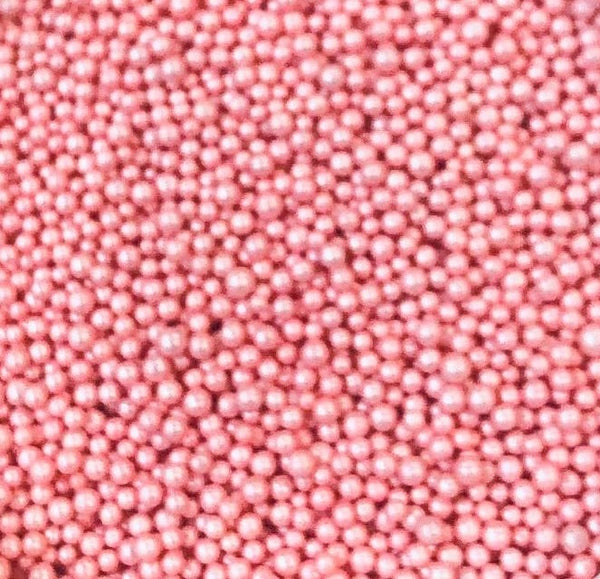Shimmering Pink Pearlized Mini Nonpareils Sprinkles