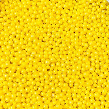 Load image into Gallery viewer, Shimmering Yellow Pearlized Mini Nonpareils Sprinkles