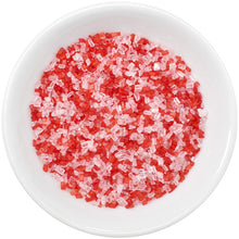 Load image into Gallery viewer, Red And White Peppermint Flavor Coarse Crystals Sugar Edible Sprinkle Mix