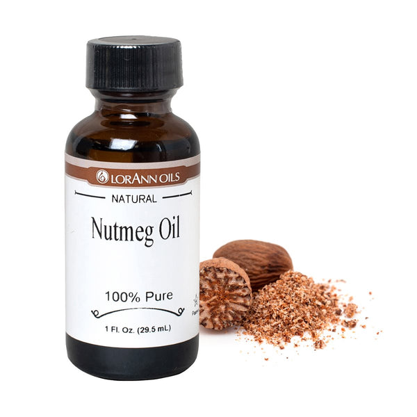 Nutmeg Oil Natural LorAnn Super Strength Flavor & Food Grade Oil - You Pick Size