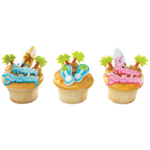 Load image into Gallery viewer, Flip Flops Assortment Edible Sugar Decorations Toppers