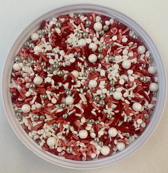 It's A Peppermint Candy Cane Kinda Day Christmas Holiday Edible Confetti Sprinkle Mix