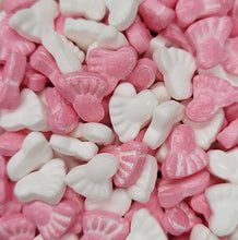 Load image into Gallery viewer, Pink &amp; White Baby Feet Thick Edible Confetti Quins Sprinkle Mix
