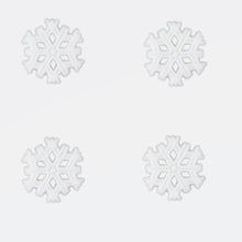 Load image into Gallery viewer, Snowflake Christmas Holiday Edible Sugar Decorations Toppers