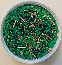 Load image into Gallery viewer, Shine Your Golden Shamrock St Patrick&#39;s Day Edible Confetti Sprinkle Mix