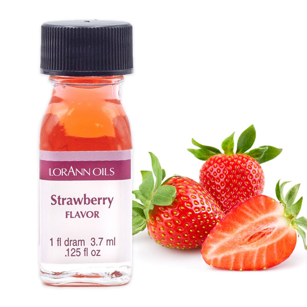 Strawberry LorAnn Super Strength Flavor & Food Grade Oil - You Pick Size