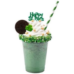 Lucky Shamrock Set St. Patrick's Day Edible Sugar Decorations Toppers