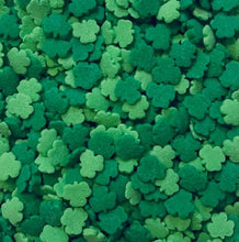 Load image into Gallery viewer, Bi-Colored Shamrock Clover Edible Confetti Sprinkle Mix