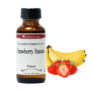 Strawberry Banana LorAnn Super Strength Flavor & Food Grade Oil - You Pick Size