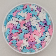 Load image into Gallery viewer, Colored Unicorns Edible Confetti Quins Sprinkle Mix