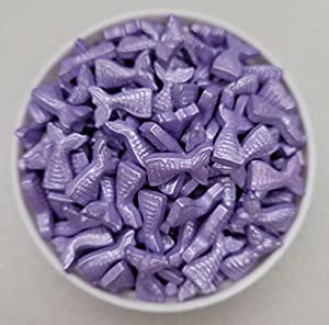 Purple Mermaid Tails Edible Confetti Quins Sprinkle Mix