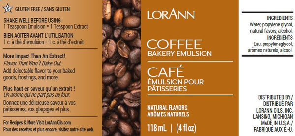 LorAnn Coffee, Bakery Emulsion 4 oz.