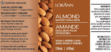 Load image into Gallery viewer, LorAnn Almond, Bakery Emulsion 4 oz.