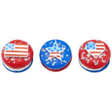 Load image into Gallery viewer, American Flag Sugar Decorations ON SALE 24 Count