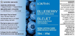 LorAnn Blueberry, Bakery Emulsion 4 oz.