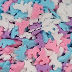 Colored Unicorns Edible Confetti Quins Sprinkle Mix
