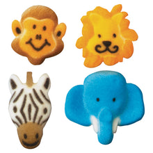 Load image into Gallery viewer, Jungle Animals Assortment Edible Sugar Decorations Toppers