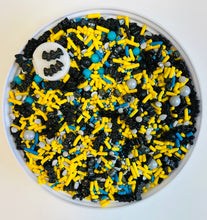 Load image into Gallery viewer, Bat Man Super Hero Edible Confetti Sprinkle Mix