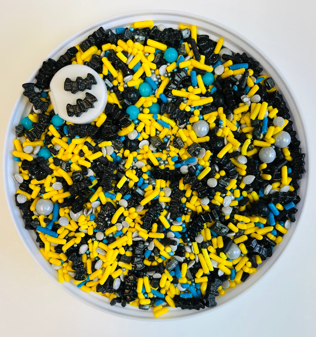 Bat Man Super Hero Edible Confetti Sprinkle Mix