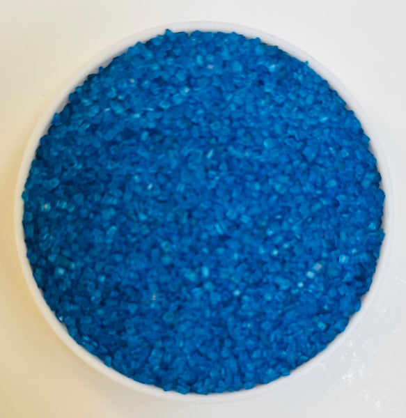 Blue Coarse Crystals Sugar Edible Sprinkle Mix