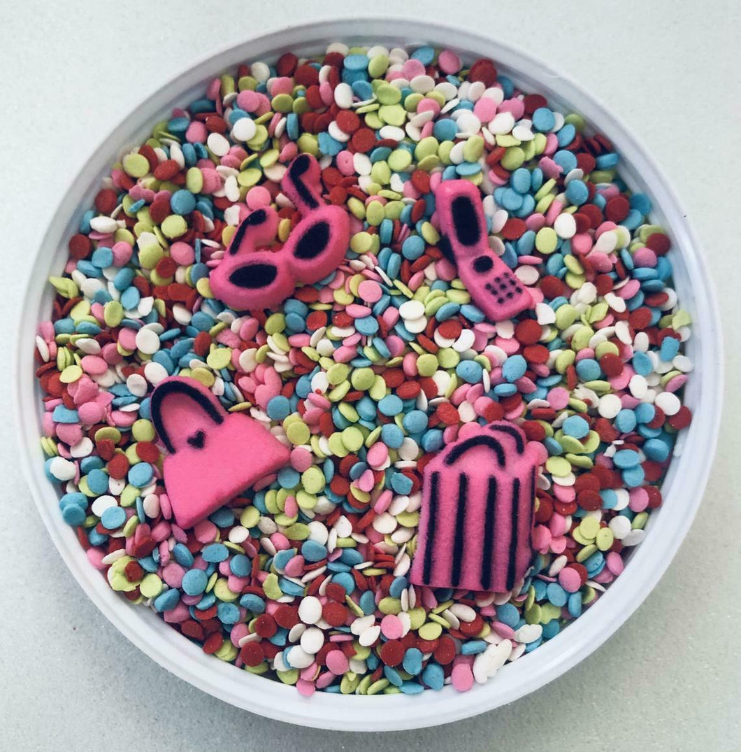 Shop 'Til You Drop Edible Confetti Sprinkle Mix
