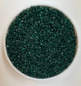 Green Coarse Crystals Sugar Edible Sprinkle Mix