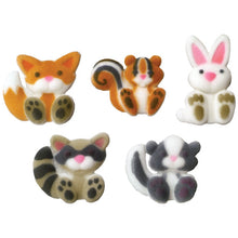 Load image into Gallery viewer, Woodland  Animals Assortment Edible Sugar Decorations Toppers