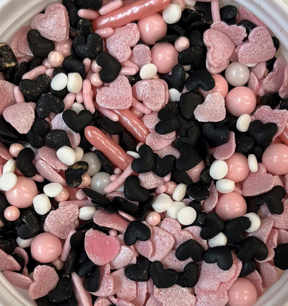 Uncertain Romance Valentines Day Edible Confetti Sprinkle Mix