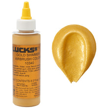 Load image into Gallery viewer, True Gold Shimmer Premium Edible Airbrush Color
