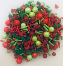 Load image into Gallery viewer, Trim My Christmas Tree Holiday Edible Confetti Sprinkle Mix