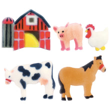 Load image into Gallery viewer, Farm Animals Edible Sugar Decorations Toppers