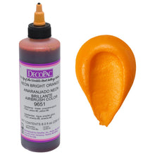Load image into Gallery viewer, Neon Bright Orange Premium Edible Airbrush Color