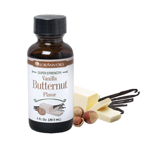 Vanilla Butternut LorAnn Super Strength Flavor & Food Grade Oil - You Pick Size