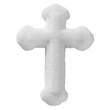 Load image into Gallery viewer, White Small Cross Religious Baptism Edible Sugar Decorations Toppers