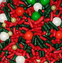 Load image into Gallery viewer, Waiting For Santa Christmas Holiday Edible Confetti Sprinkle Mix
