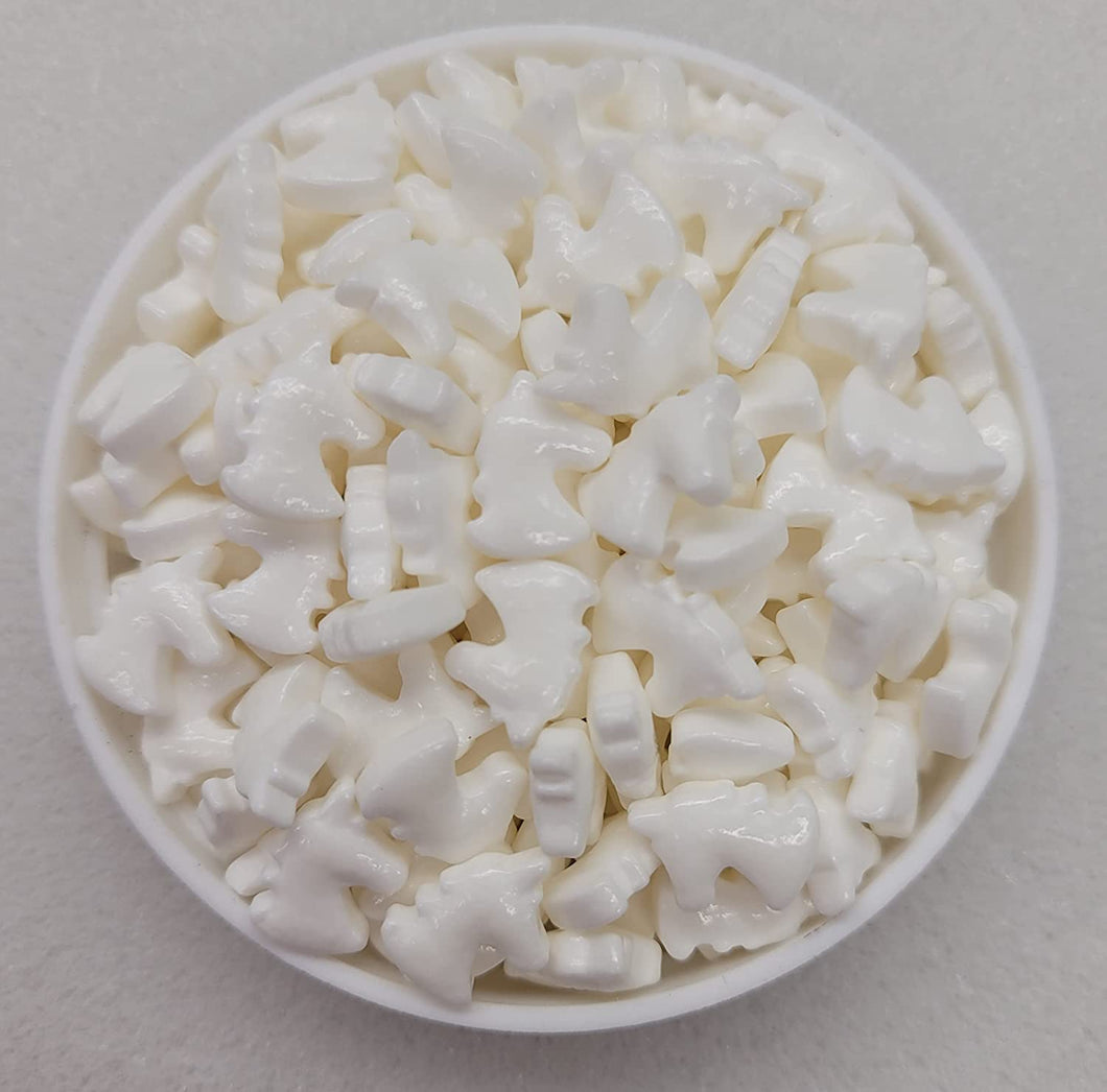 White Unicorns Edible Confetti Quins Sprinkle Mix