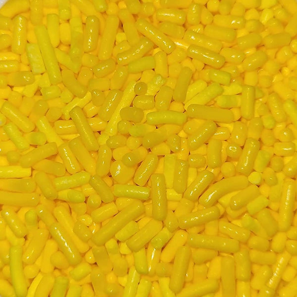 Yellow Jimmy Jimmies Decorette Sprinkles